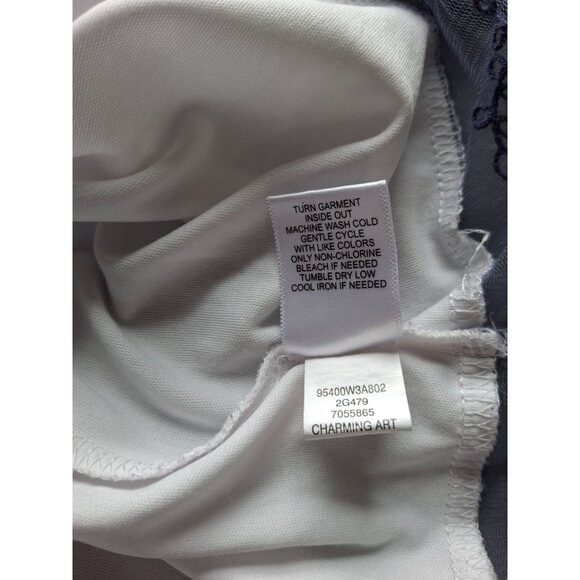 One World Women Sleeveless Tank Top 1X Red White Tie Dye Artsy Boho Hippie Retro - Picture 5 of 7